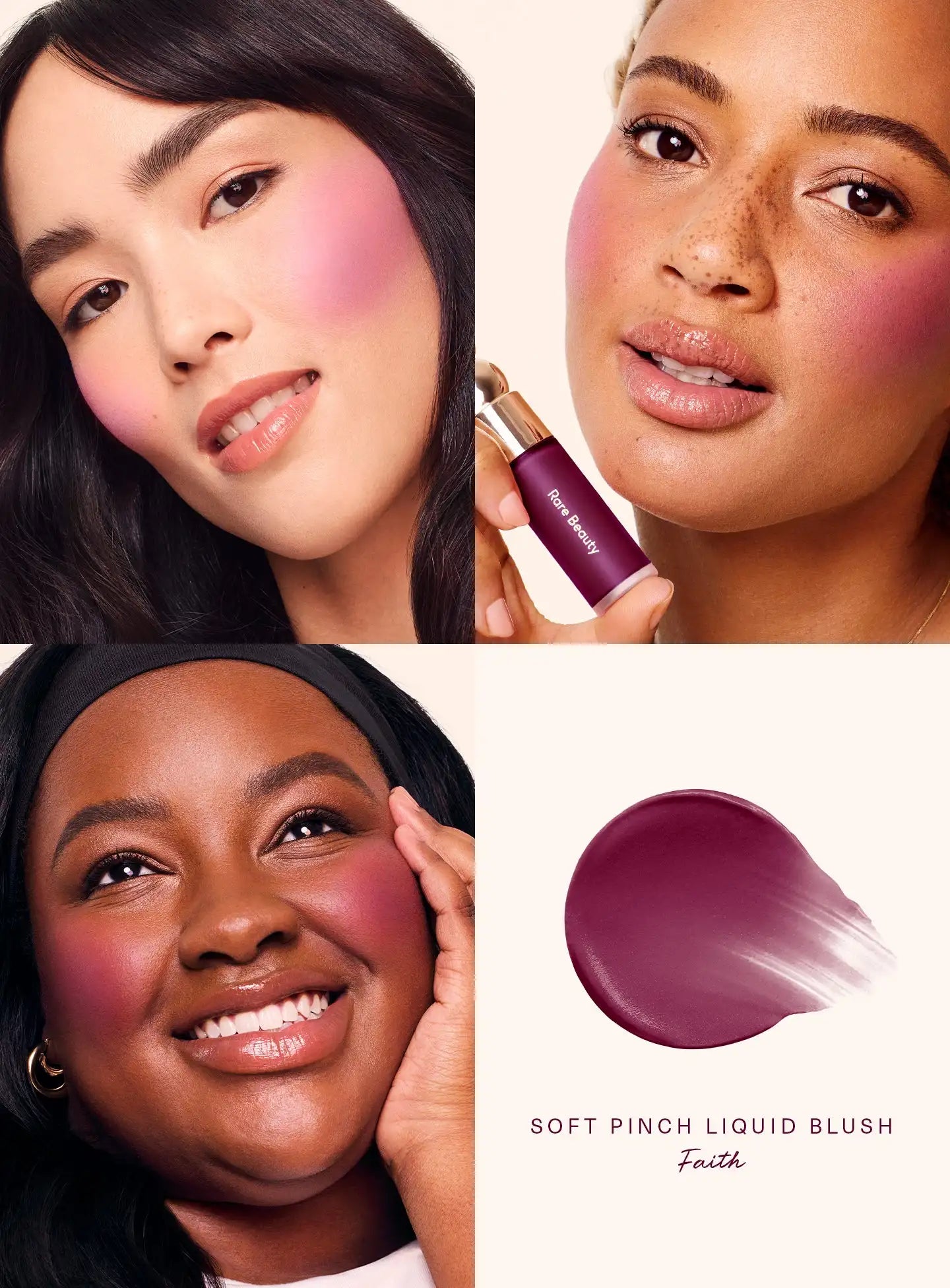 Rare Beauty Matte Lasting Blurred Bouncy Melting Blush Cushiony Cream-to-powder Blush Sweat- And Humidity-resistant Liquid Blush