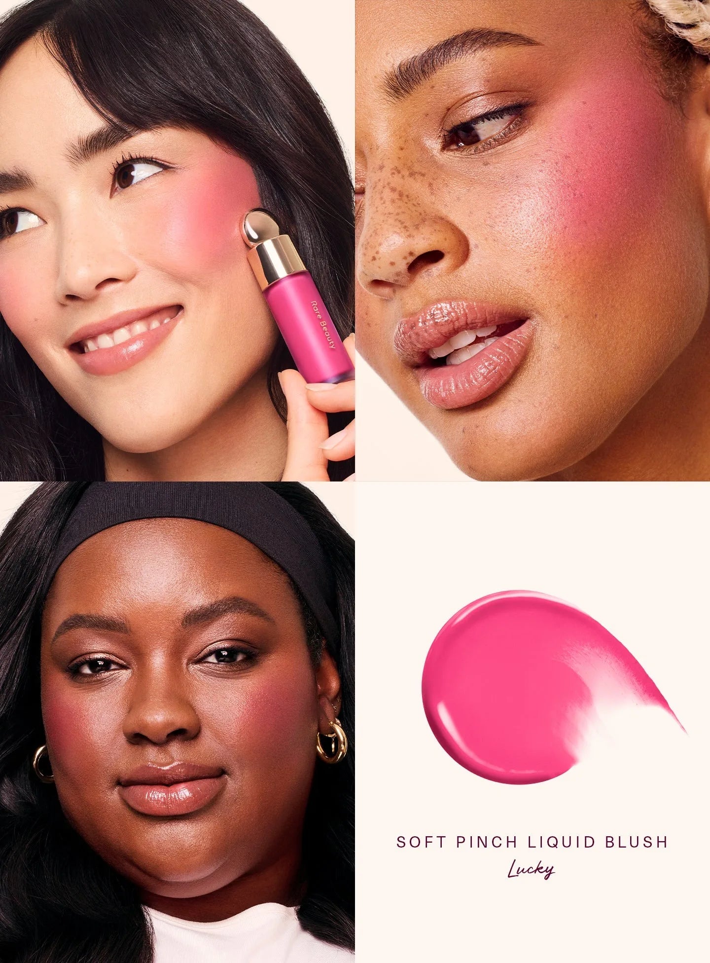 Rare Beauty Matte Lasting Blurred Bouncy Melting Blush Cushiony Cream-to-powder Blush Sweat- And Humidity-resistant Liquid Blush